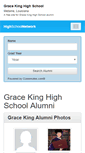 Mobile Screenshot of gracekinghighschool.org